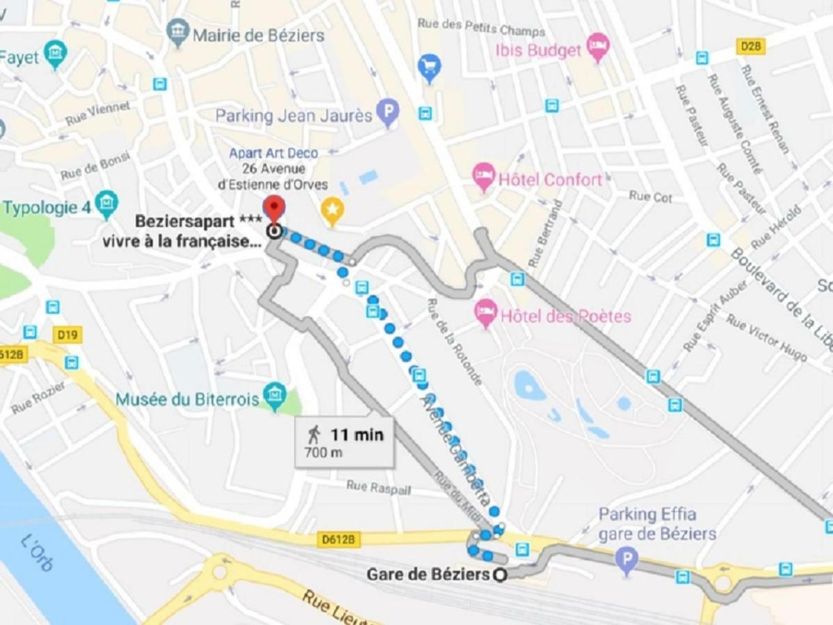 Beziers Apart Art Deco Εξωτερικό φωτογραφία